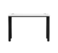 Офисная мебель ЭВО (EVO) Стол прямой 254S006W39005 Белый/Черный 1180x670x755
