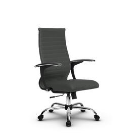 Кресло руководителя МЕТТА Комплект 20 основание 17833 Ткань-сетка Темно-серый 520х200х900