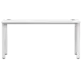 Офисная мебель ЭВО (EVO) Стол прямой 254S008W39003 Белый/Белый 1580x670x755