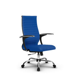 Кресло руководителя МЕТТА Комплект 20 основание 17833 Ткань-сетка Синий 520х200х900