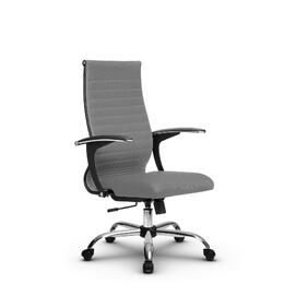 Кресло руководителя МЕТТА Комплект 20 основание 17833 Ткань-сетка Светло-серый 520х200х900