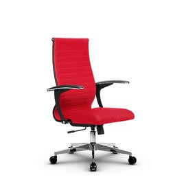 Кресло руководителя МЕТТА Комплект 20 основание 17834 Ткань-сетка Красный 520х200х900
