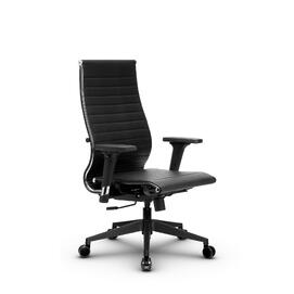 Кресло руководителя МЕТТА Комплект 10/2D основание 17832 Кожа перфорированная NewLeather Черный 520х200х900