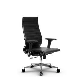 Кресло руководителя МЕТТА Комплект 10/2D основание 17834 Кожа перфорированная NewLeather Черный 520х200х900
