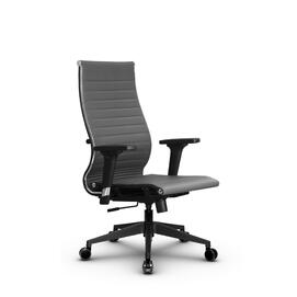 Кресло руководителя МЕТТА Комплект 10/2D основание 17832 Кожа перфорированная NewLeather Серый 520х200х900