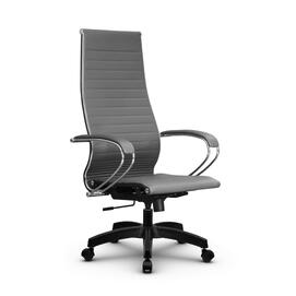 Кресло руководителя МЕТТА Комплект 8 основание 17831 Кожа перфорированная NewLeather Серый 520х200х900