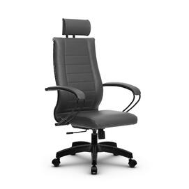 Кресло руководителя МЕТТА Комплект 32 основание 17831 Кожа перфорированная NewLeather Серый 520х200х900