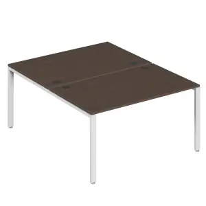 Офисная мебель Trend metal Бенч-система на 2 места TDM32218285 Дуб феррара/Антрацит 1400х1470х750