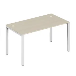 Офисная мебель Trend metal Стол письменный на металлоопорах TDM32230135 Орех экко/Антрацит 1400х600х750