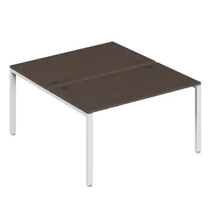 Офисная мебель Trend metal Бенч-система на 2 места TDM32230785 Дуб феррара/Антрацит 1400х1230х750