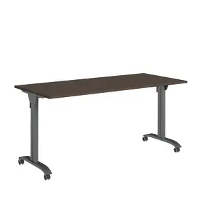 Офисная мебель Trend metal Стол мобильный складной TDM32292285 Дуб феррара/Антрацит 1600х720х750