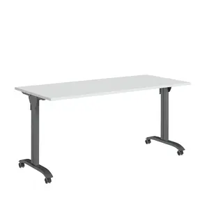 Офисная мебель Trend metal Стол мобильный складной TDM32292285 Дуб феррара/Антрацит 1600х720х750