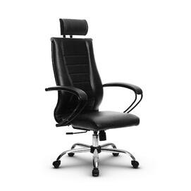Кресло руководителя МЕТТА Комплект 34 основание 17833 Кожа перфорированная NewLeather Черный 520х200х900