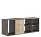Кабинет руководителя Solid B Креденция SOB39141154 Вяз/Бетон темный 1500х450х600