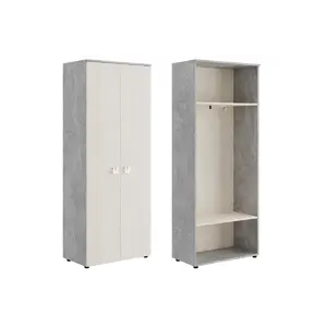 Кабинет руководителя Solid B Гардероб SOB39152254 Вяз/Бетон темный 780х450х1980