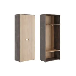 Кабинет руководителя Solid B Гардероб SOB39152254 Вяз/Бетон темный 780х450х1980