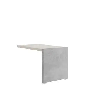Кабинет руководителя Solid B Брифинг-приставка SOB39171154 Вяз/Бетон темный 1200х710х750