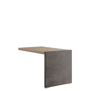 Кабинет руководителя Solid B Брифинг-приставка SOB39171154 Вяз/Бетон темный 1200х710х750