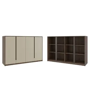 Кабинет руководителя Artwood Шкаф средний ATW37942013 Орех дижон 1762x450x1142