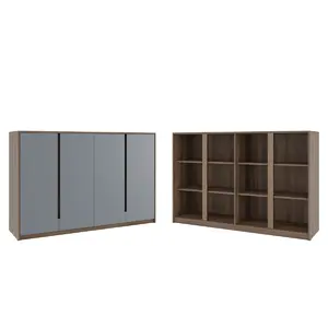 Кабинет руководителя Artwood Шкаф средний ATW37942013 Орех дижон 1762x450x1142