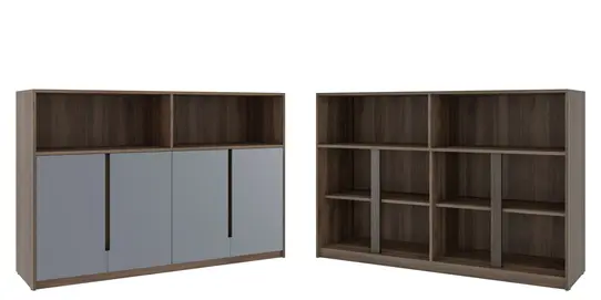 Кабинет руководителя Artwood Шкаф средний с нишей ATW37942114 Орех дижон 1762x450x1142