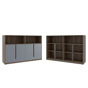 Кабинет руководителя Artwood Шкаф средний с нишей ATW37942114 Орех дижон 1762x450x1142