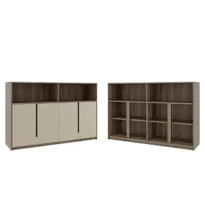 Кабинет руководителя Artwood Шкаф средний с нишей ATW37942114 Орех дижон 1762x450x1142