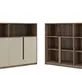 Кабинет руководителя Artwood Шкаф средний с нишей ATW37942123 Дуб капучино 1762x450x1142