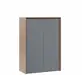 Кабинет руководителя Concept Шкаф средний CON36251024 Дуб капучино 1050x500x1490