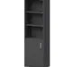 Офисная мебель Арго Шкаф для документов А-321 Антрацит 560х370х2000