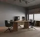 Кабинет руководителя Зион Лайт (Zion Light) Дуб крафт золотой