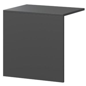 Ресепшн Арго Накладка для стойки А-651 Антрацит 510x380x560