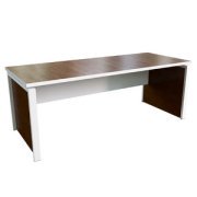 Кабинет руководителя Steel evo Стол руководителя 17199 Дуб темный 2000х800х742