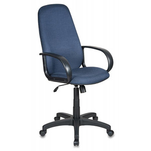 Кресло руководителя Бюрократ CH-808AXSN CH-808AXSN/BL&BLUE Ткань 12-191 черно-синяя