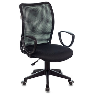 Офисное кресло Бюрократ CH-599AXSN CH-599AXSN/TW-11 Сиденье ткань TW-11 черная/спинка сетка TW-01 черная