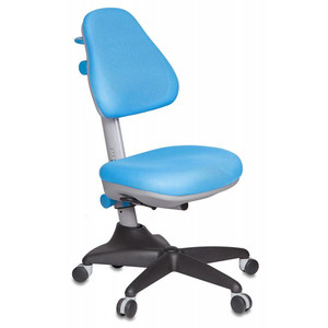 Кресло детское Бюрократ KD-2 Ткань TW-55 светло-голубая