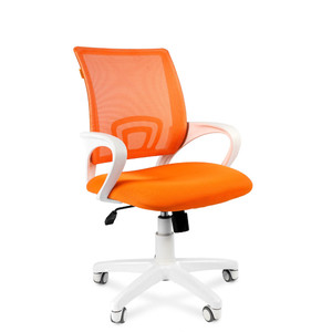 Кресло детское Chairman 696 White Ткань TW/Сетка Оранжевый