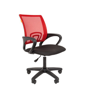 Кресло офисное Chairman 696 LT Ткань С/Сетка Черный/красный