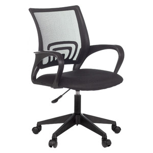 Офисное кресло Бюрократ CH-695NLT CH-695NLT/BLACK Сиденье ткань TW-11 черная/спинка сетка TW-01 черная