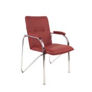 Офисное кресло Chairman 850 экокожа Terra 113 бордо (собр.)