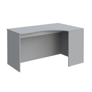 Офисная мебель Simple Стол эргономичный SE-1400(R) Серый 1400х900х760