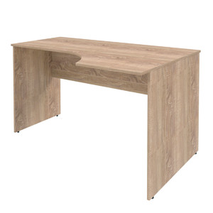Офисная мебель Simple Стол эргономичный SET140-1(R) Дуб Сонома светлый 1400х900х760
