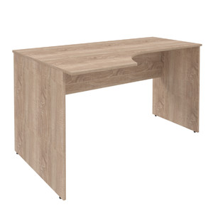 Офисная мебель Simple Стол эргономичный SET140-1(L) Дуб Сонома светлый 1400х900х760