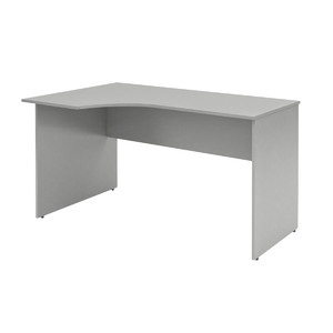 Офисная мебель Simple Стол эргономичный SET160-1(L) Серый 1600х900х760
