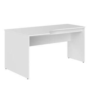 Офисная мебель Simple Стол эргономичный SET160-1(L) Белый 1600х900х760