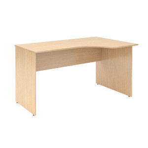 Офисная мебель Simple Стол эргономичный SET160-1(R) Легно светлый 1600х900х760