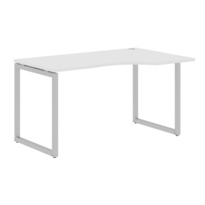 Офисная мебель Xten-Q Стол эргономичный XQCET 149(R) Белый/Алюминий 1400x900x750