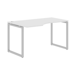 Офисная мебель Xten-Q Стол эргономичный XQCET 149(L) Белый/Алюминий 1400x900x750