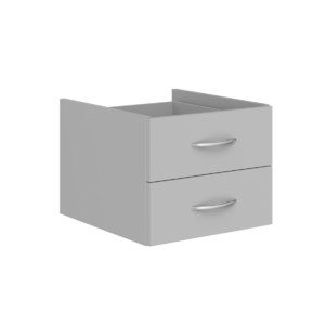 Офисная мебель Simple Тумба подвесная (2 ящика) SC-2V.1 Серый 403х446х323