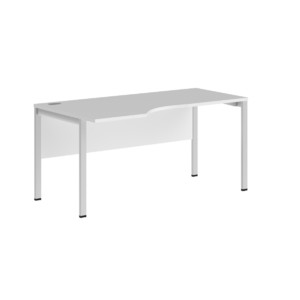 Офисная мебель Xten-M Стол эргономичный XMCET 169(L) Белый/Алюминий матовый 1600x900x750